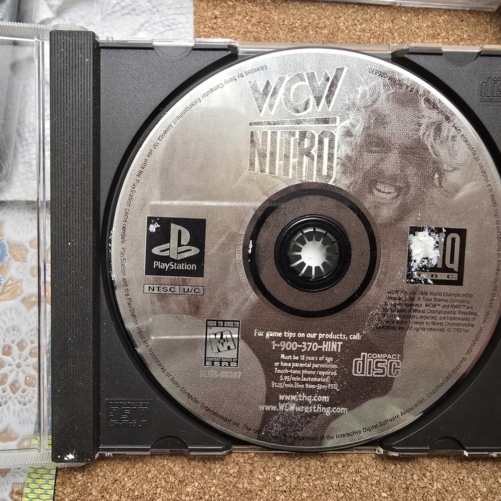 WCW Nitro Sony PlayStation 1 1998 Classic Game